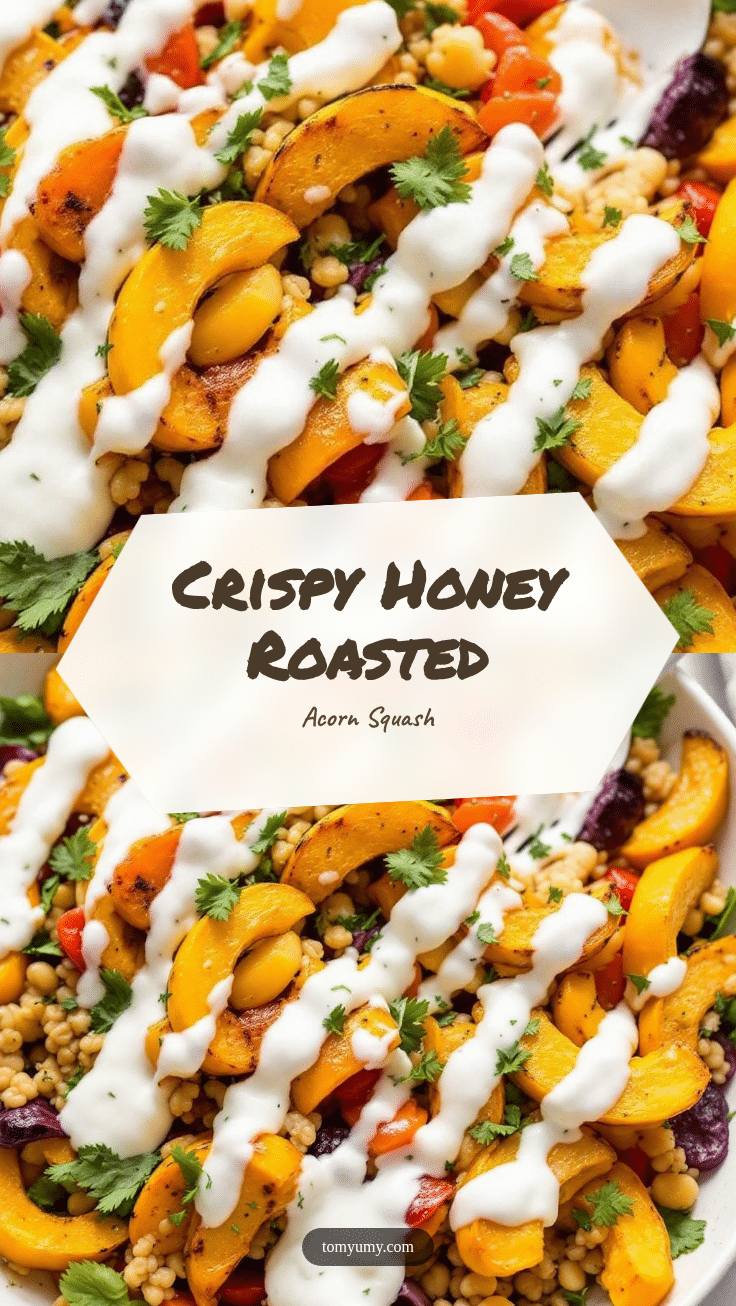 crispy honey roasted acorn squash wedges recipe