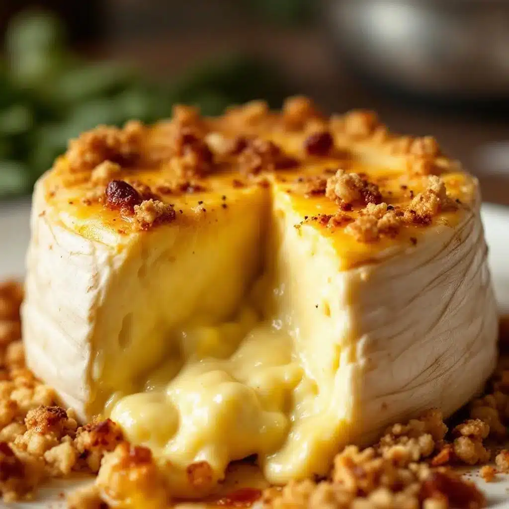 crispy mummy-wrapped baked brie - featured image