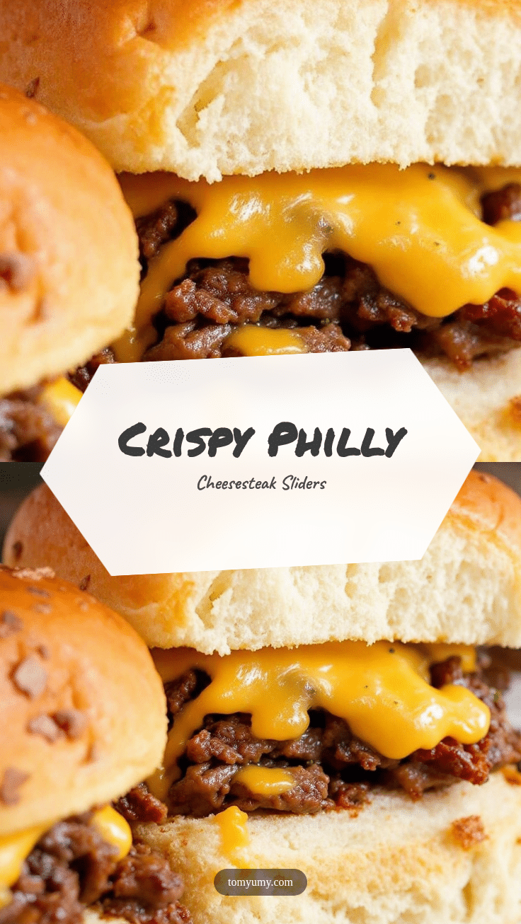 Crispy Philly Cheesesteak Sliders recipe