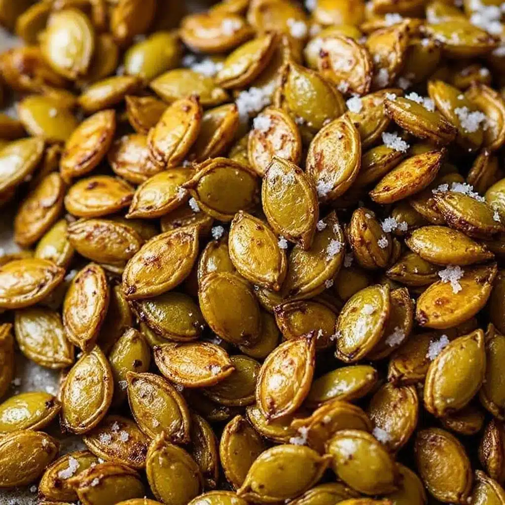 Crispy Roasted Pumpkin Seeds - featured image