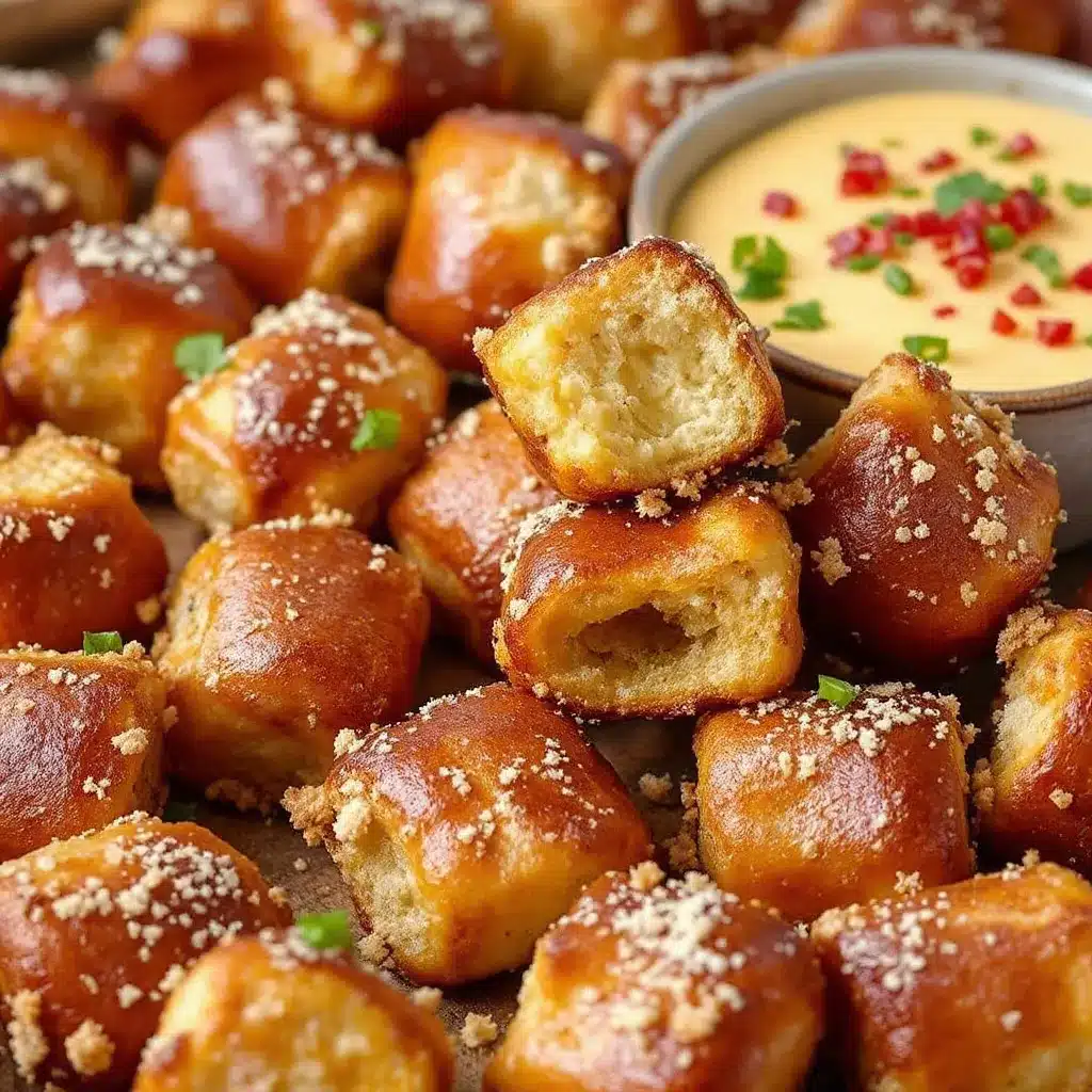 crispy soft pretzel bites preparation steps