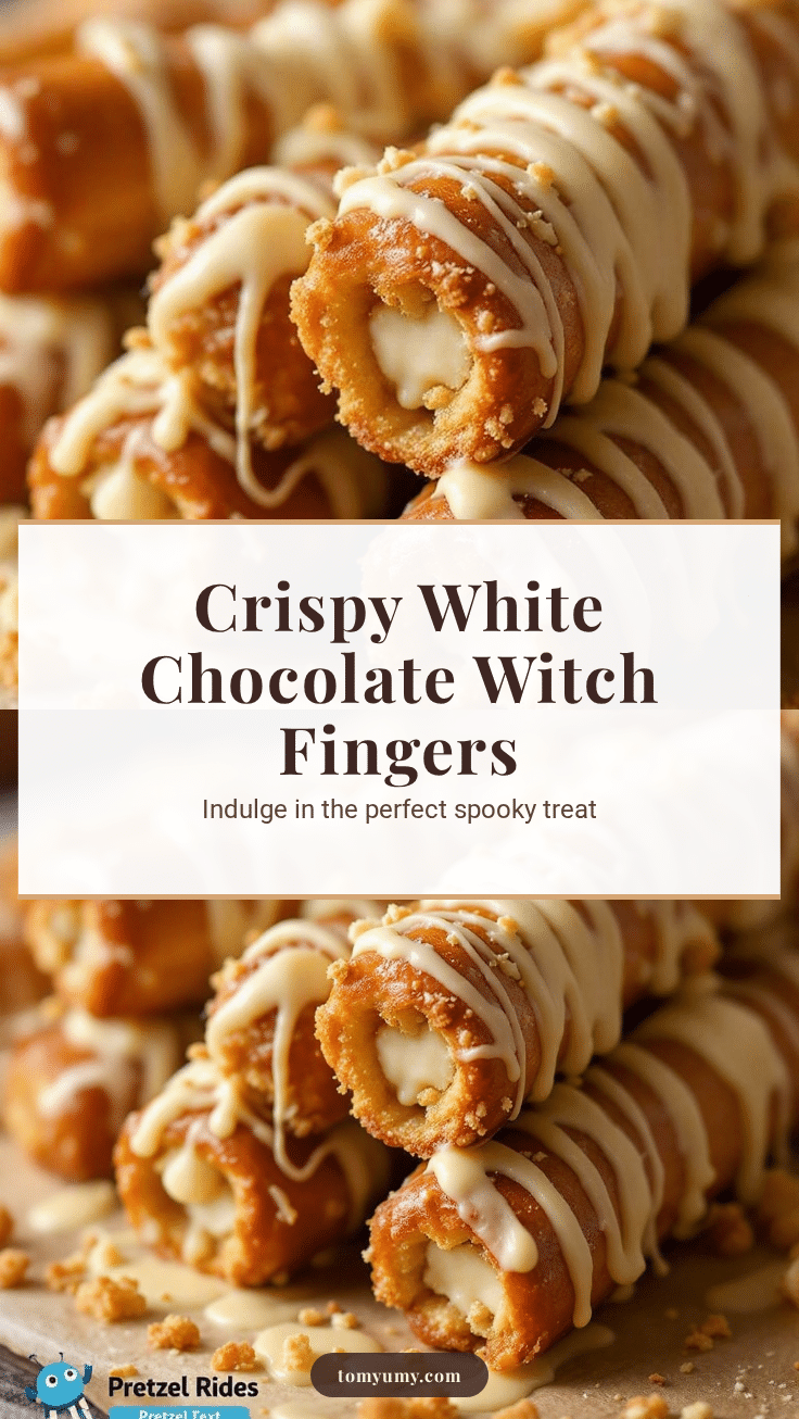 crispy witch finger pretzel rods recipe