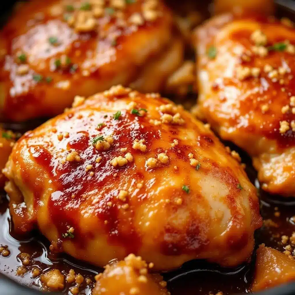 crockpot honey garlic chicken thighs - featured image