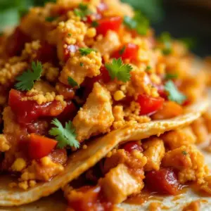 crockpot salsa chicken tacos - featured image