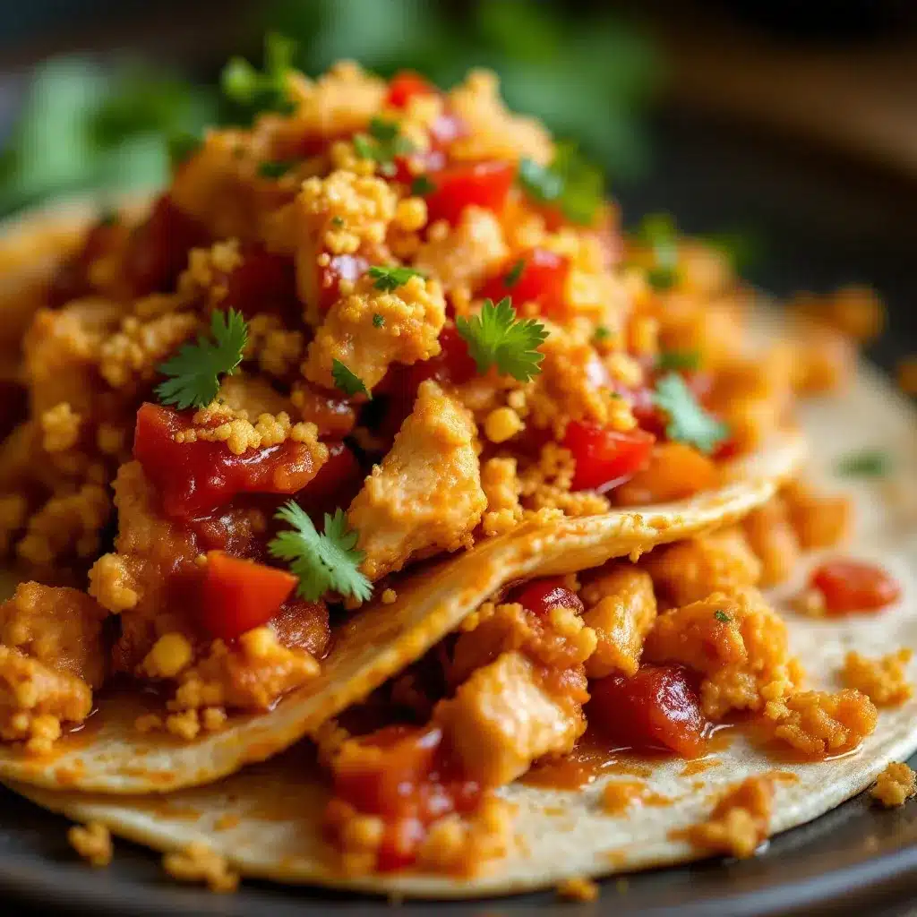 crockpot salsa chicken tacos preparation steps