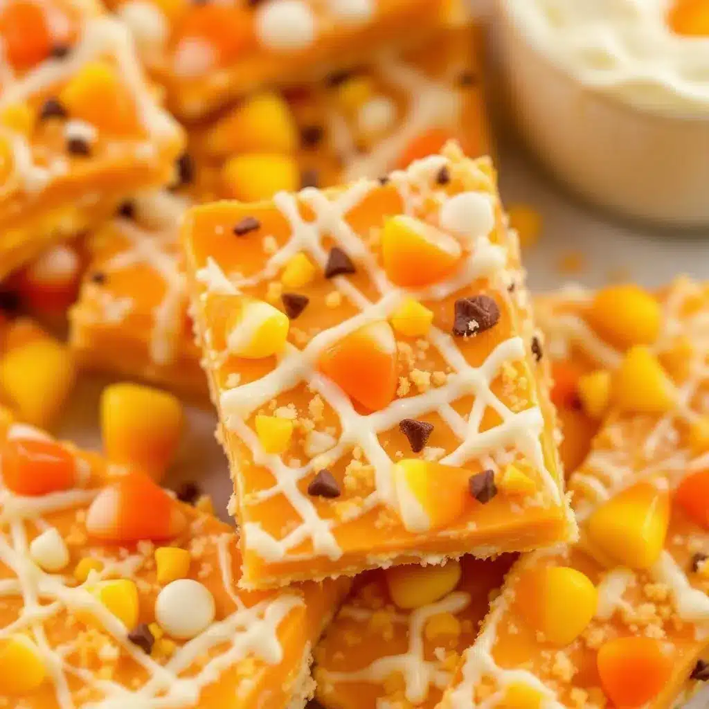 easy candy corn white chocolate bark preparation steps