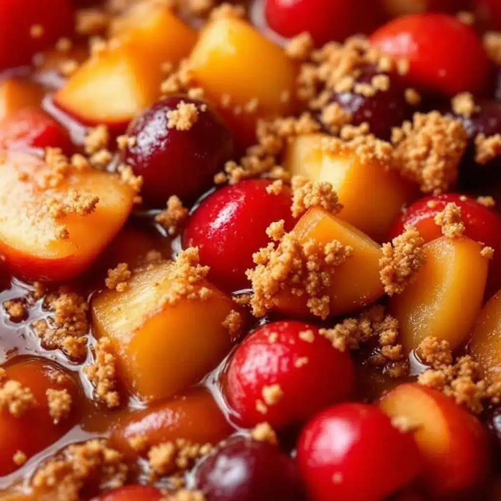 easy caramel apple sangria - featured image