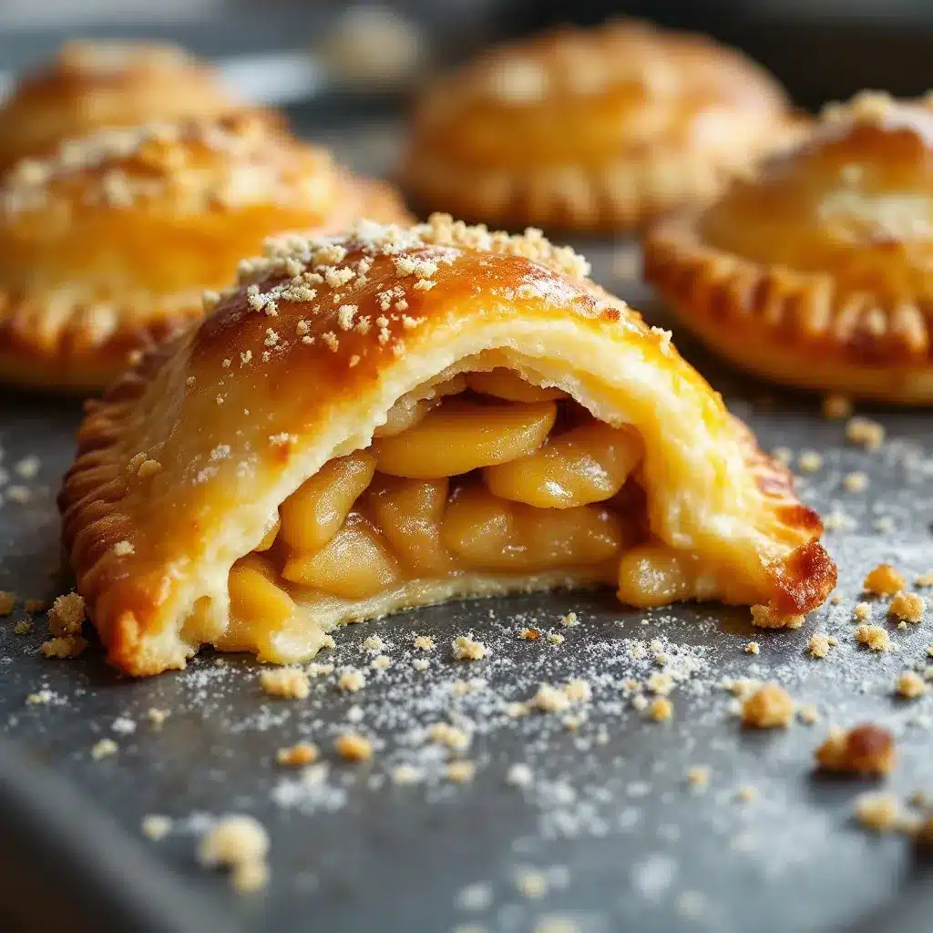 Easy One-Pan Mummy Apple Hand Pies preparation steps