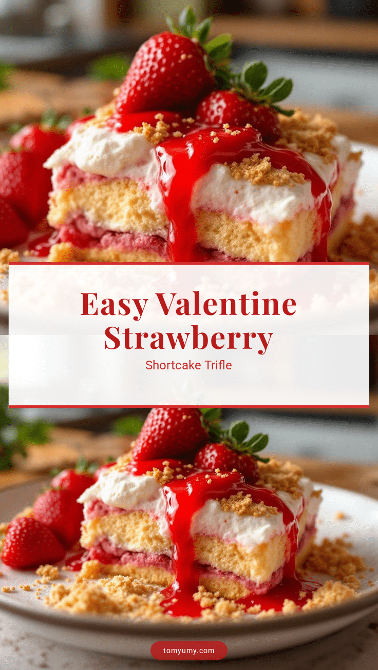 Easy Strawberry Shortcake Trifle recipe