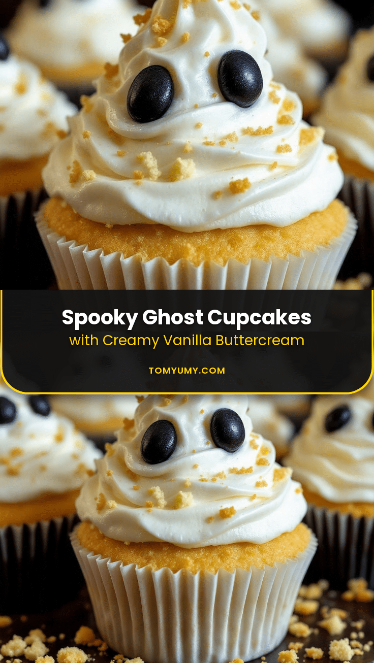 fluffy ghost cupcakes recipe