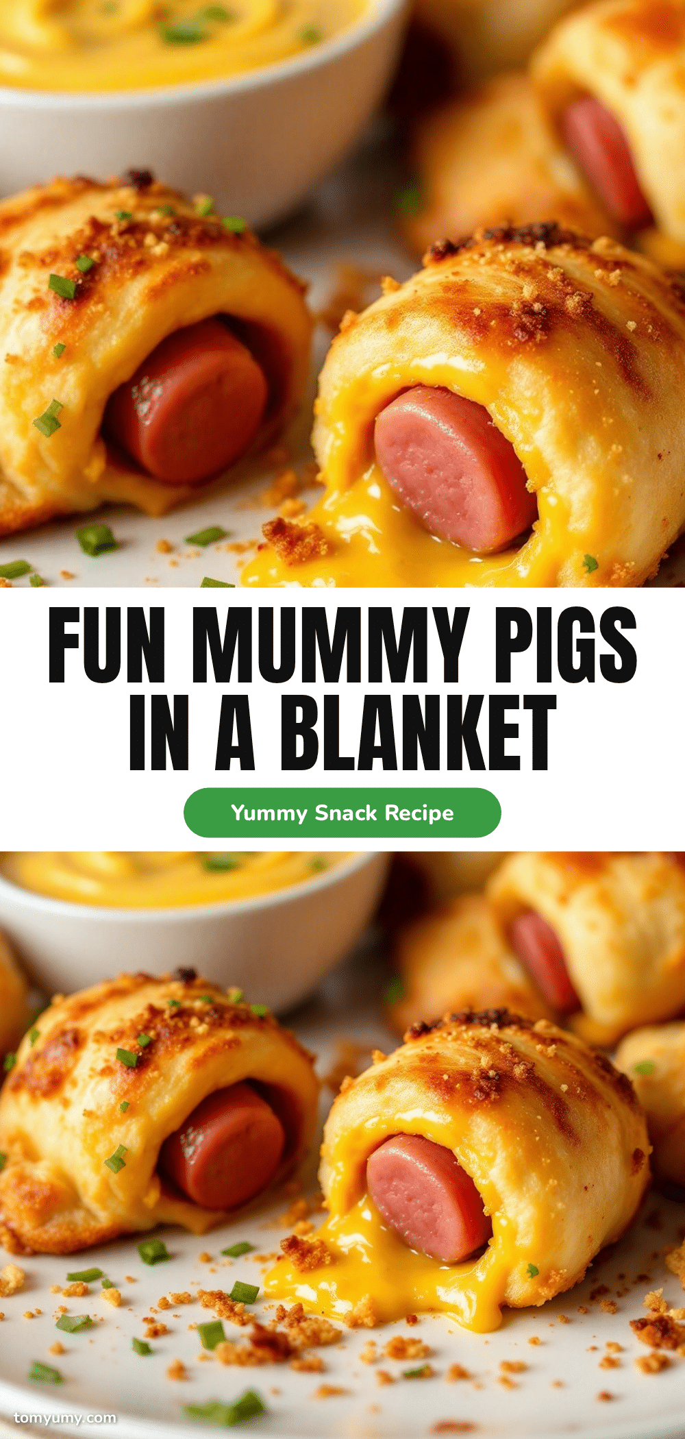 Fun Mummy Pigs in a Blanket recipe