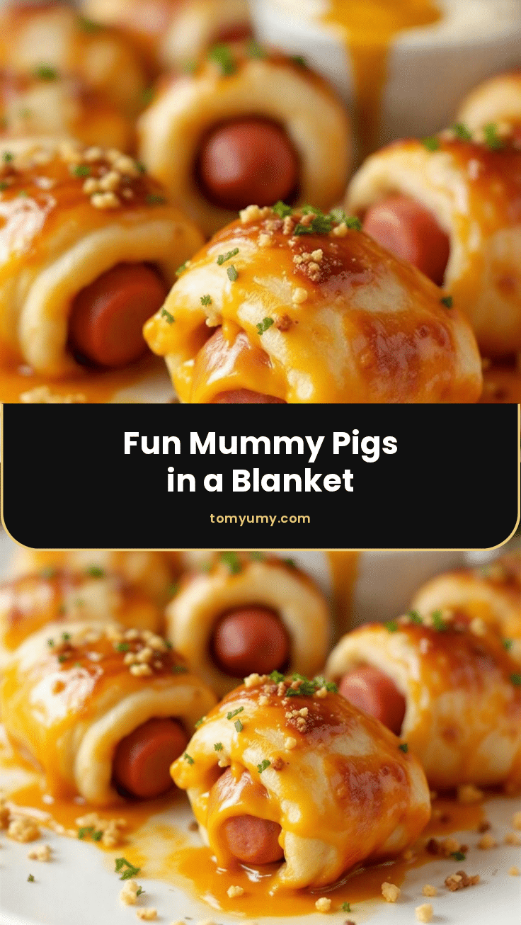 Fun Mummy Pigs in a Blanket recipe