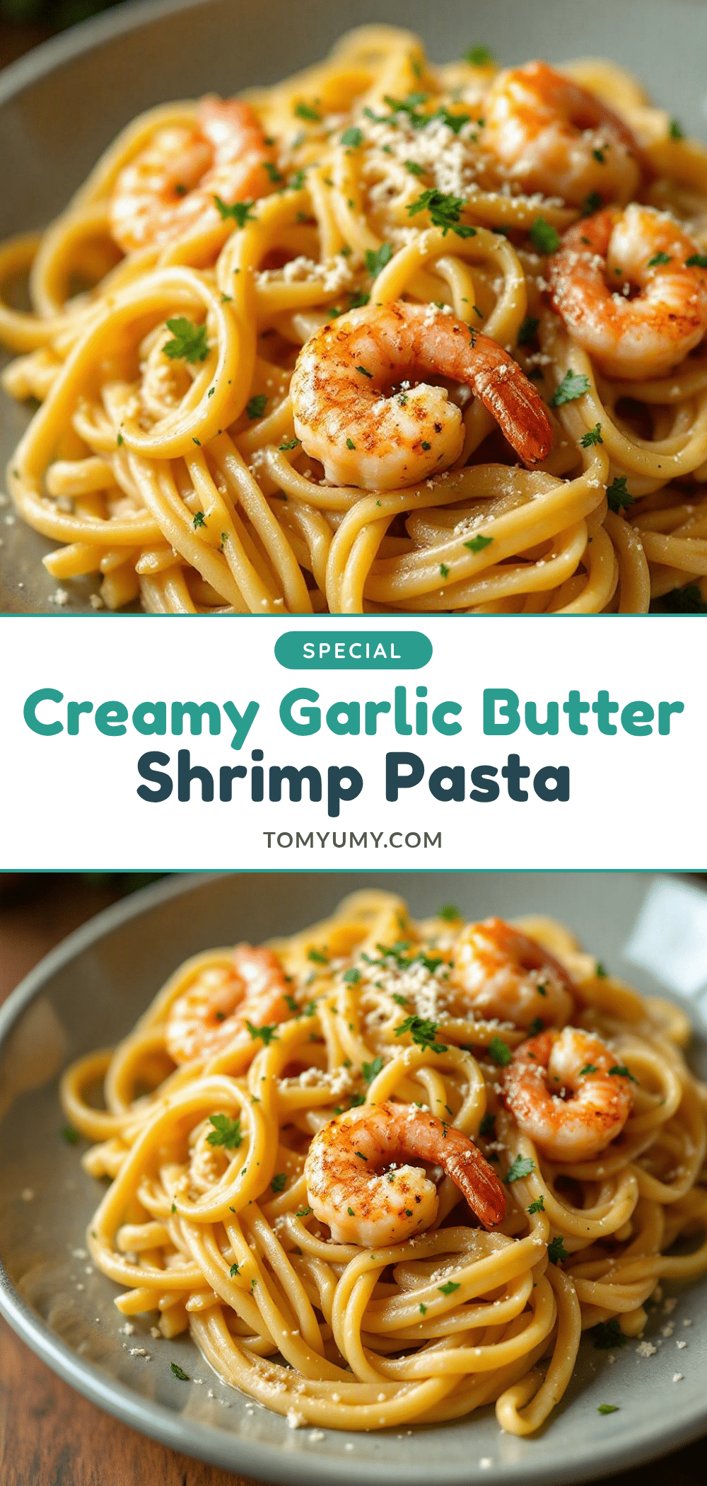 garlic butter shrimp pasta recipe