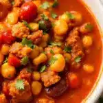 high-protein turkey chili meal prep - featured image