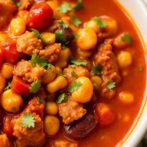 high-protein turkey chili meal prep - featured image