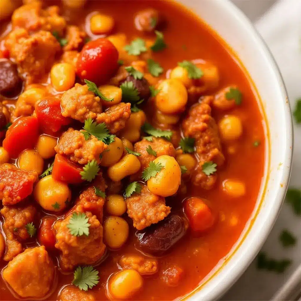 high-protein turkey chili meal prep preparation steps