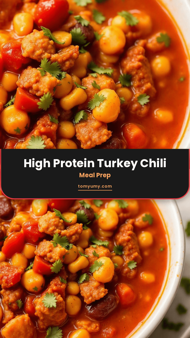 high-protein turkey chili meal prep recipe