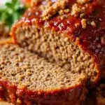 juicy classic meatloaf with brown sugar glaze - featured image