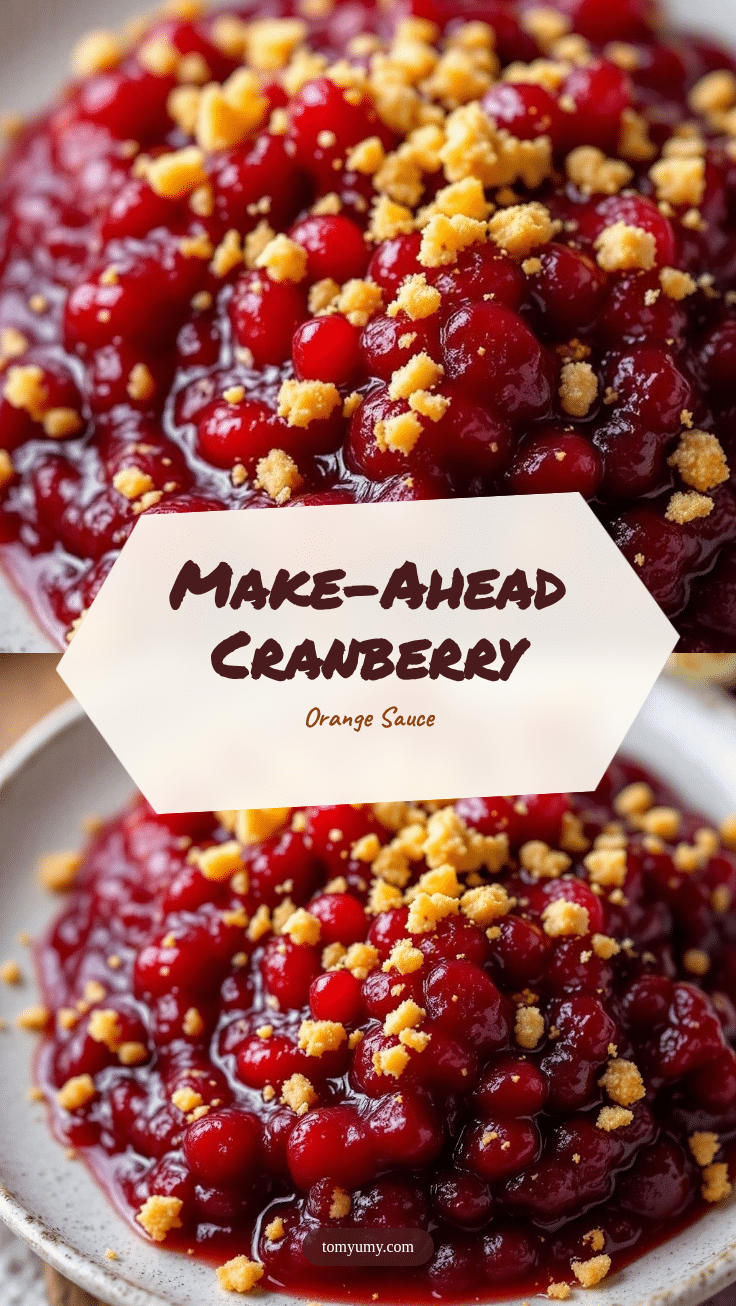 make-ahead cranberry orange sauce recipe