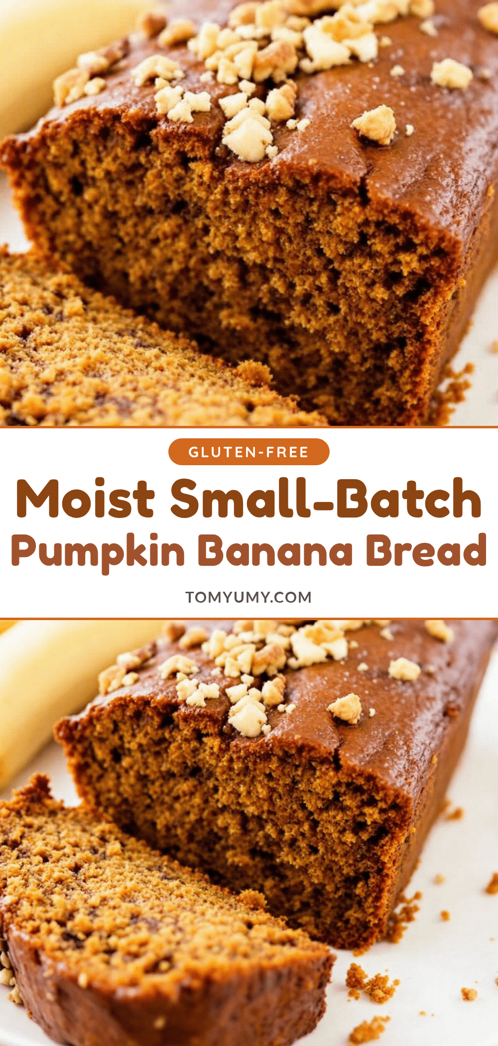moist small-batch pumpkin banana bread recipe