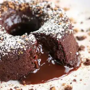 molten chocolate lava cakes - featured image