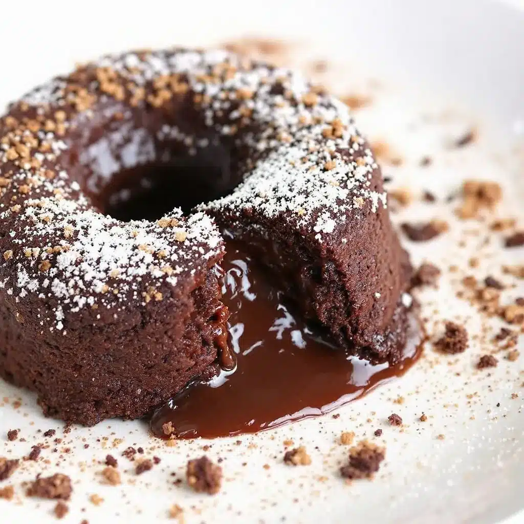 molten chocolate lava cakes preparation steps