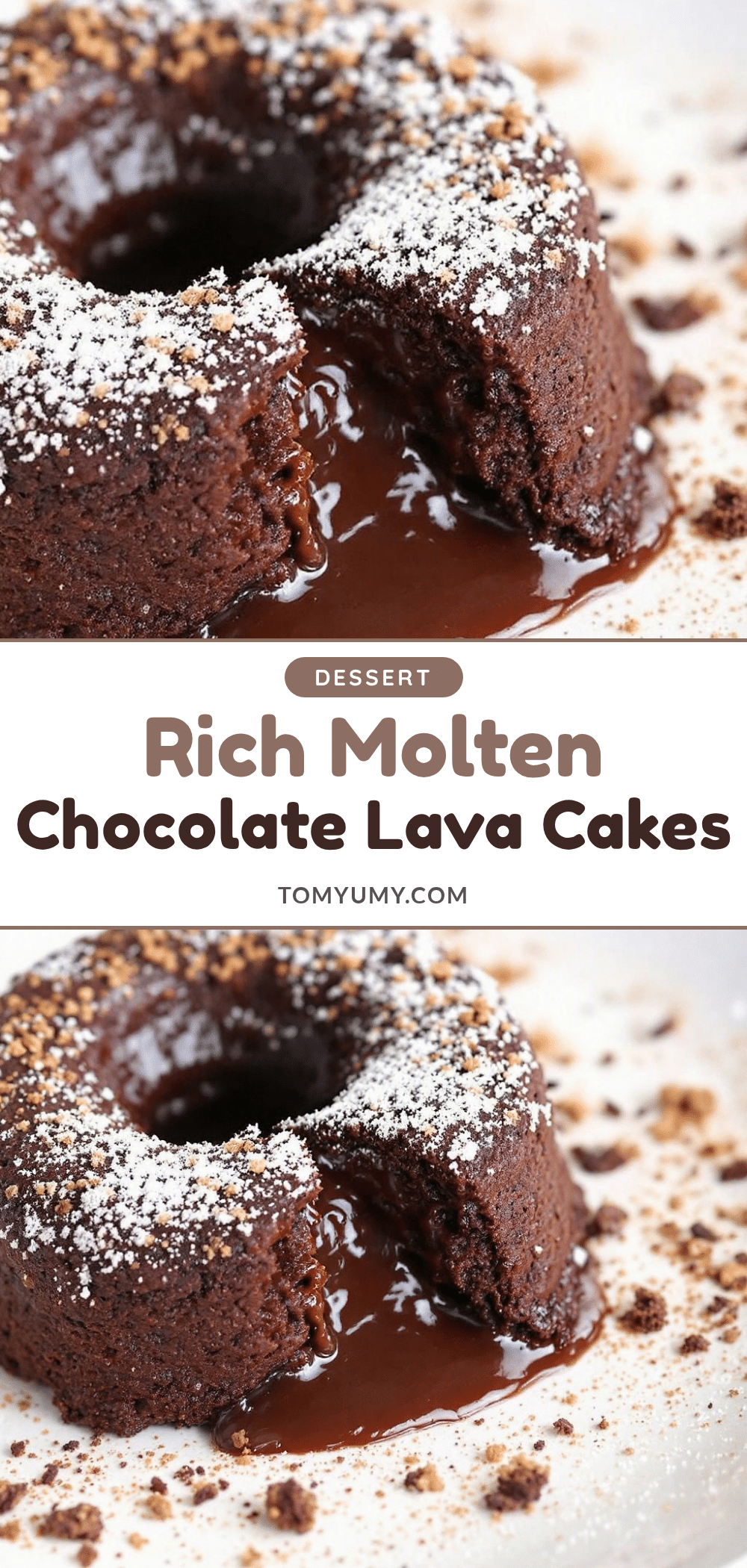 molten chocolate lava cakes recipe