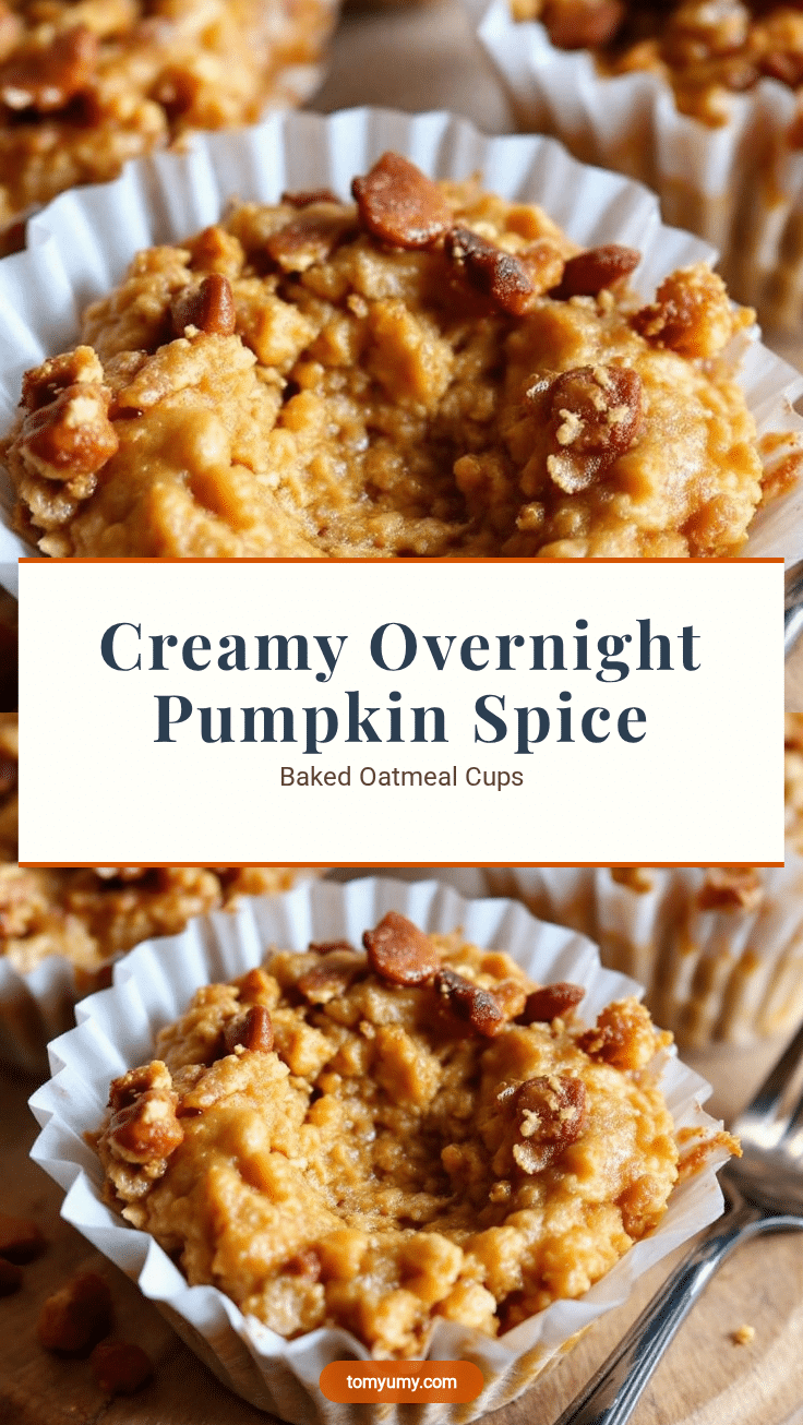 pumpkin spice baked oatmeal cups recipe
