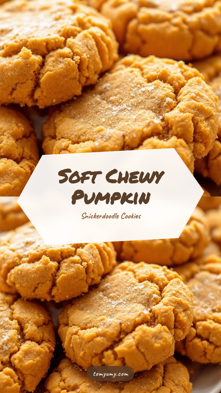 soft pumpkin snickerdoodle cookies recipe
