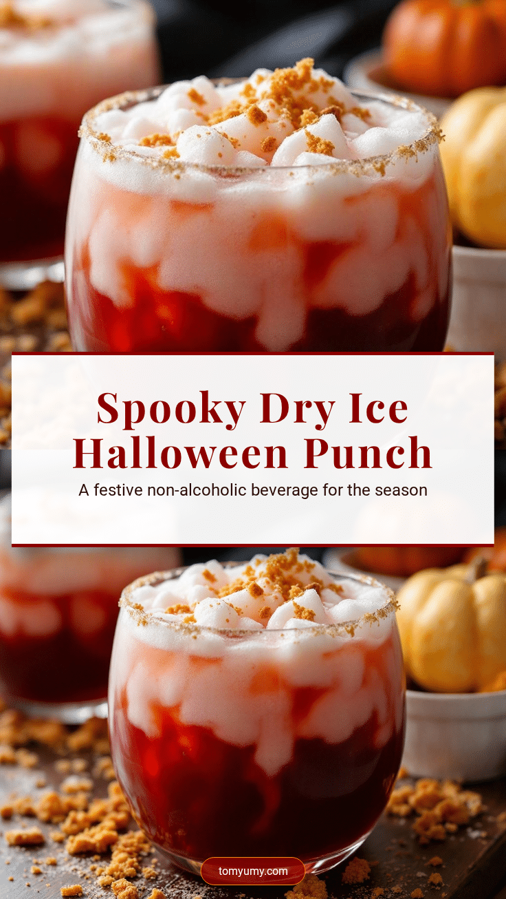 spooky halloween punch with dry ice fog recipe