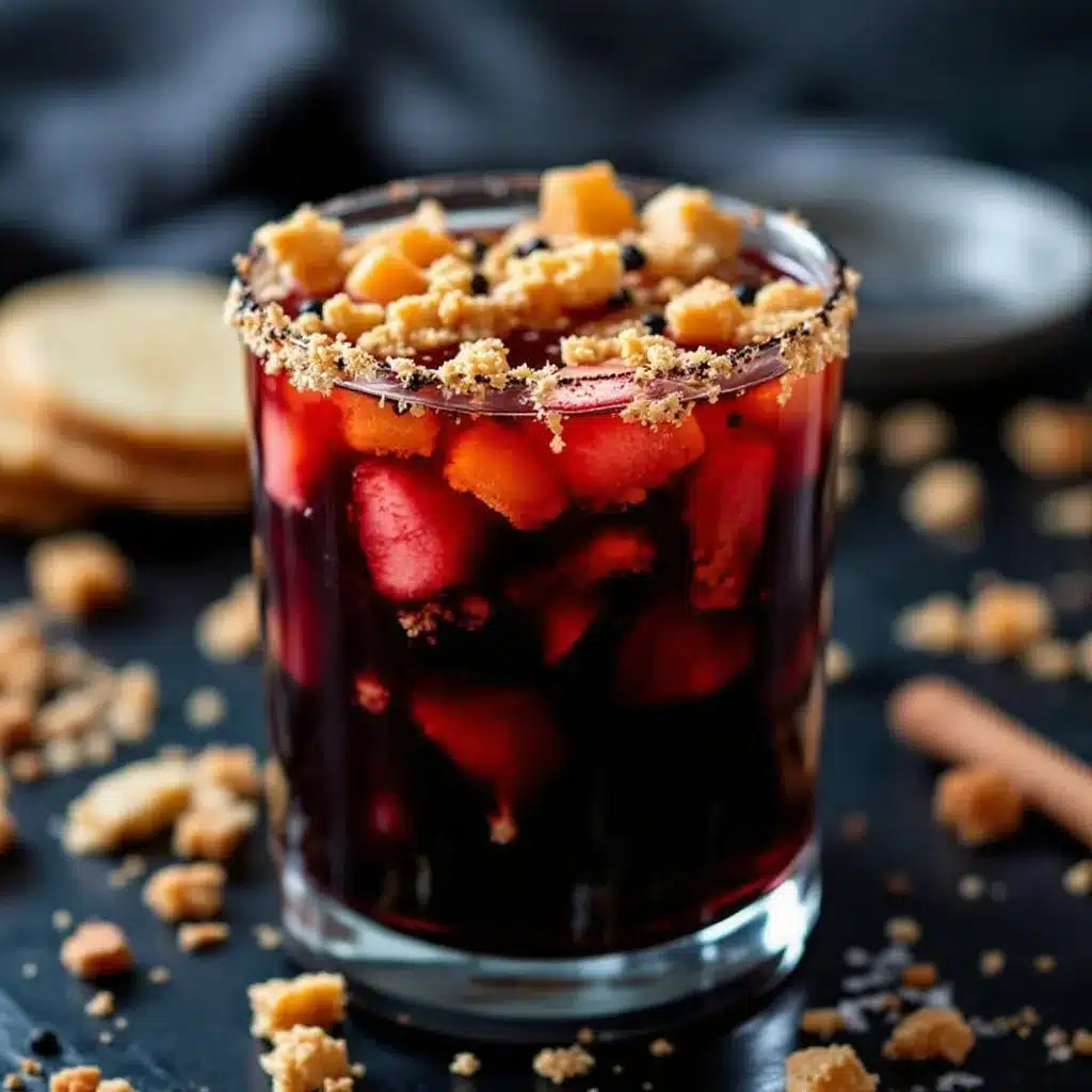 Spooky Non-Alcoholic Witches Brew preparation steps