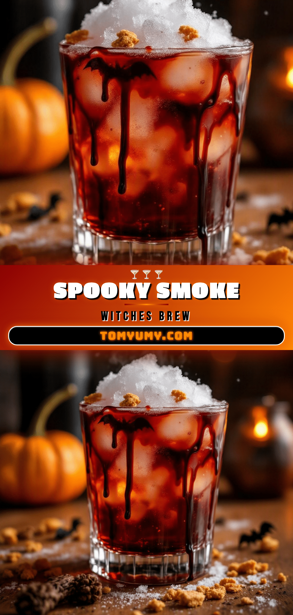 Spooky Smoky Witches Brew Cocktail recipe