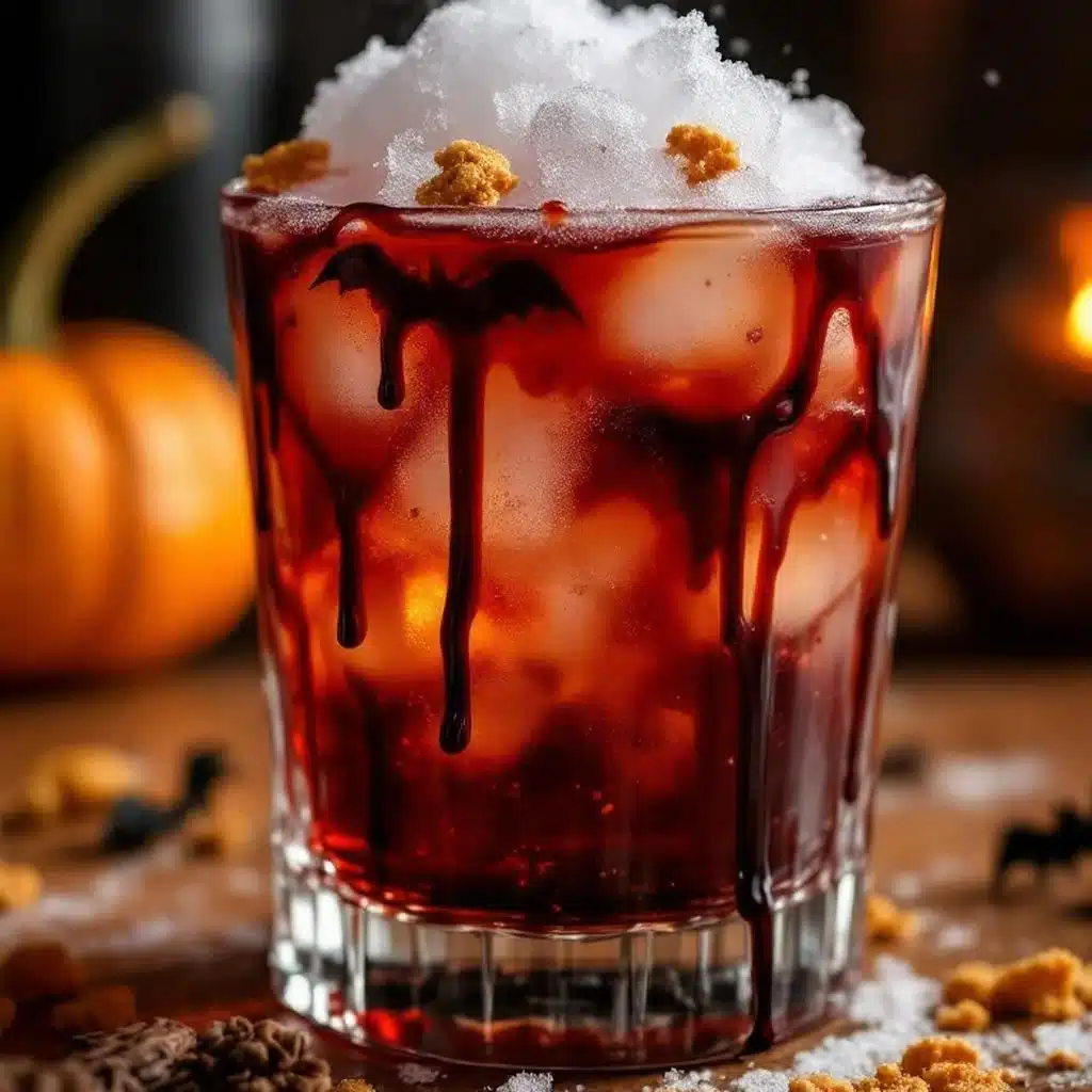 Spooky Smoky Witches Brew Cocktail - featured image