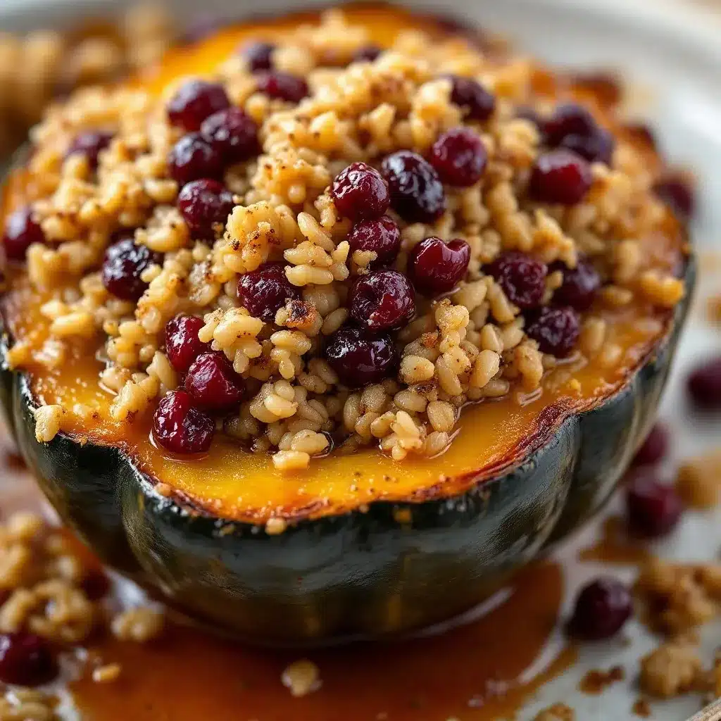 Stuffed Acorn Squash preparation steps