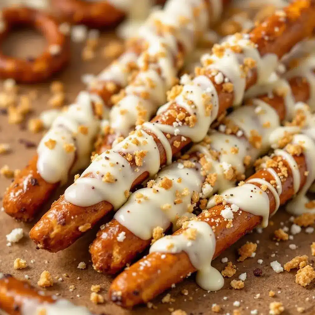 witch finger pretzel rods preparation steps